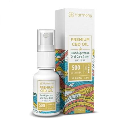 Harmony Natural CBD Spray 500mg (15ml)