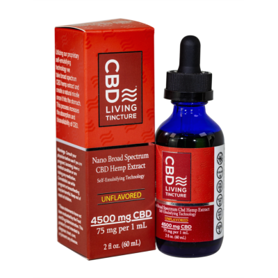 CBD Oil Tincture 4500mg (CBD Living Drops 30ml)