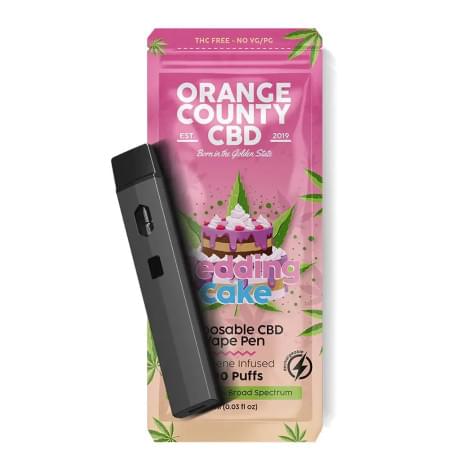 CBD Vape Pen - Wedding Cake 600mg