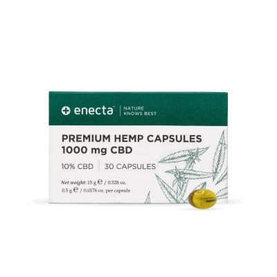 CBD Capsules Enecta Premium Hemp Extract - 1000mg (30 Soft-gel)