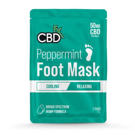 CBDfx CBD Foot Mask - Peppermint (50mg)