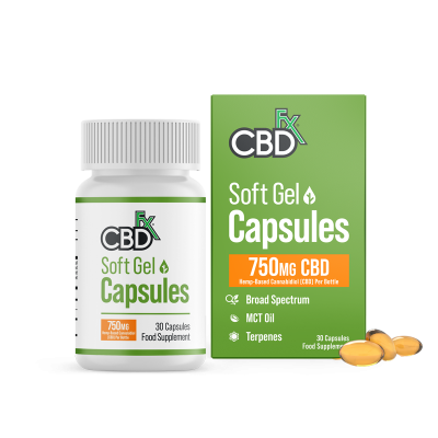 CBD Gel Capsules 750mg