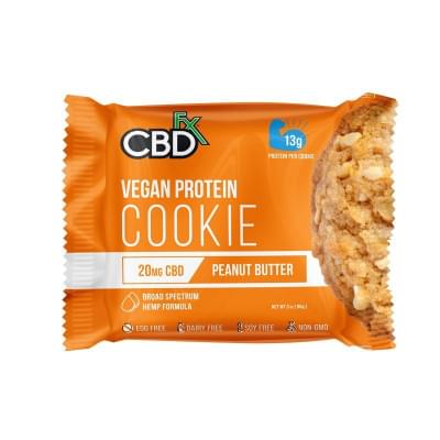 CBD Peanut Butter Cookies (13g protein) 20mg