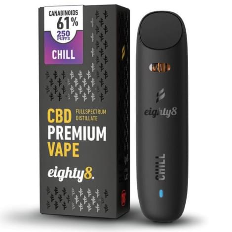 CBD Vape Pen Eighty8 - Chill 61% (Distillate)