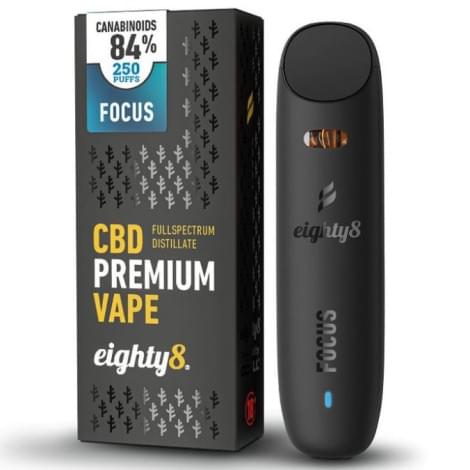 CBD Vape Pen Eighty8 - Focus 84% (Distillate)