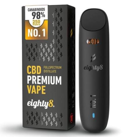 CBD Vape Pen Eighty8 - NO.1 98% (Distillate)