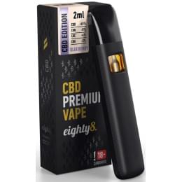 CBD Vape Pen Eighty8 Premium - Blueberry (Distillate|2ml)