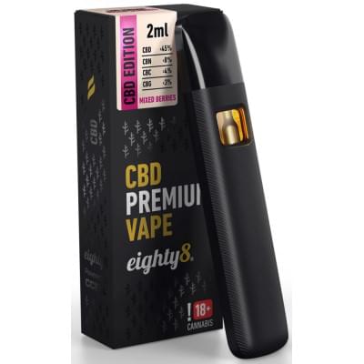 CBD Vape Pen Eighty8 Premium - Mixed Berries (Distillate|2ml)