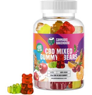 Cannabis Bakehouse Жевательные CBD конфеты со вкусом - Mixed Fruit (450мг)