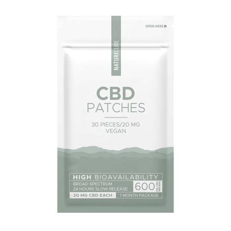 CBD Patch Nature Cure 600 mg, 30 pc