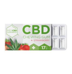 CBD Жвачки MediCBD со вкусом Клубники (12шт)
