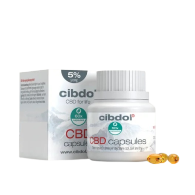 CBD Cibdol 5% Soft Capsules 500mg (60pcs)