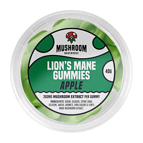 Gummies à la crinière de lion - Tonique cérébral aux champignons et clarté mentale (pomme)