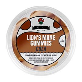 Lion's Mane Gummies - Mushroom Booster for Focus, Concentration and Mental Charge (Cola)