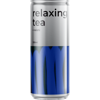 Функціональний напій Relaxing TEA + Reishi (Здоровий сон та релаксація) 330 мл