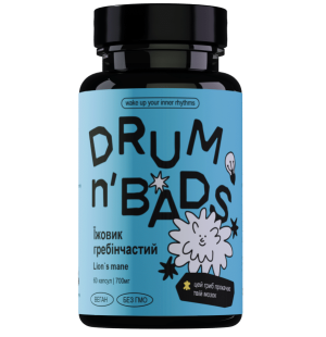 Hedgehog Crested, Lion's Mane (Memory and Concentration) 700mg - 60 capsules