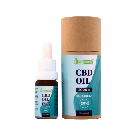 Huile de CBD 20% (2000 mg de CBD) 10 ml
