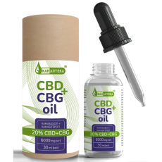 Масло CBD+СBG 20% (6000мг КБД+КБГ) 30мл
