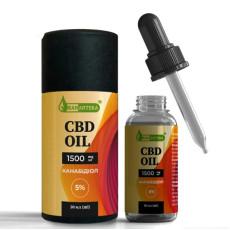 Huile de CBD 5% (1500 mg de CBD) 30 ml