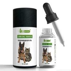 Aceite de CBD al 5% para animales (1500 mg de CBD) 30 ml