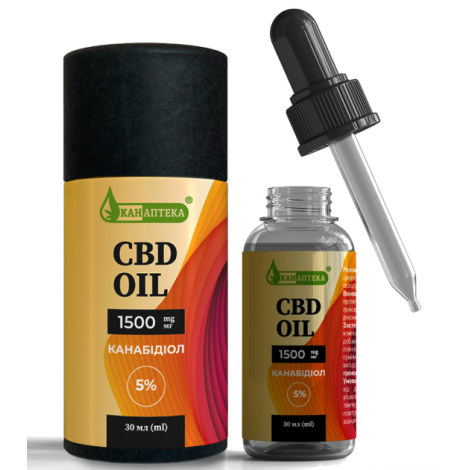 Олія CBD 5% (1500мг КБД) 30мл