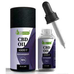 Масло CBD 15% (4500мг КБД) 30мл