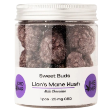 Bonbons CBD : Lion's Mane Kush (CBD 250 mg, Lion's Mane 5 g), 10 pièces