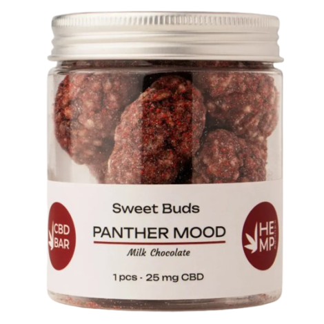 Цукерки CBD Buds Panther Mood (КБД 250мг, Пантерний Мухомор 5г) 10шт
