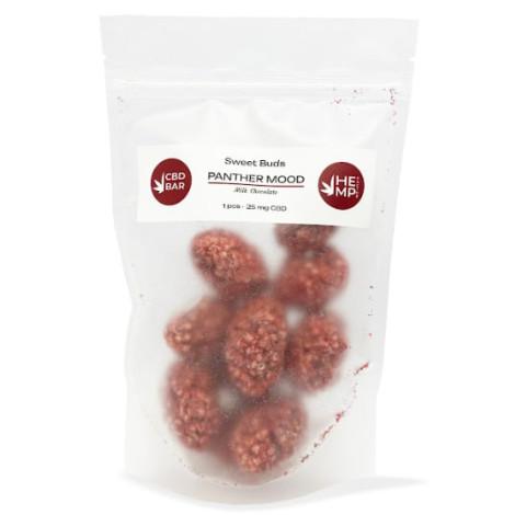 Цукерки CBD Buds Panther Mood (КБД 250мг, Мухомор Пантерний 5г) ZIP-Pack 10шт