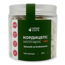 Cápsulas de Cordyceps Military + Vitamina B3 (140 unidades)