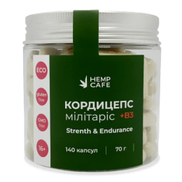 Капсули Кордіцепс військовий + Вітамін B3 (140шт)