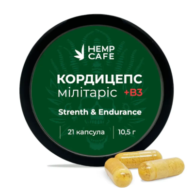 Капсули Кордіцепс військовий + Вітамін B3 (21шт)