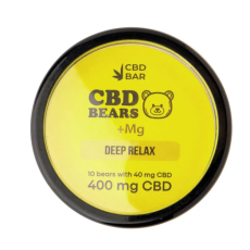 Желейные Мишки CBD со вкусом лимона (Магний 200мг, КБД 400мг) 10шт