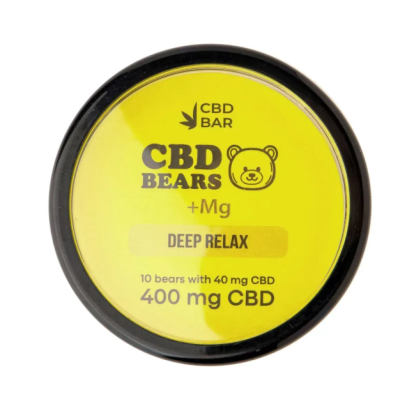 Bonbons gélifiés au CBD, saveur citron (magnésium 200mg, CBD 400mg), 10 pièces