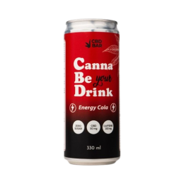 CBD Напій CannaBeDrink Energy Cola 330мл (50мг)