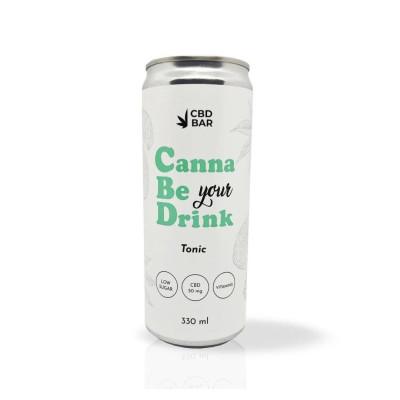 CBD Напій CannaBeDrink TONIC 330мл (50мг)