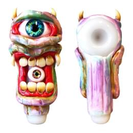 Glass Pipe Creepy Oculist Monster Edition (14cm)