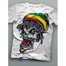 T-shirt RastaSkull