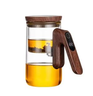 Чайник Гунфу с таймером и Автосливом 500мл – для листового чая, Шу и Шен Пуэра