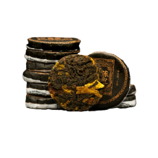 Shu Pu-erh with tangerine peel, 10 pieces, 7 grams each