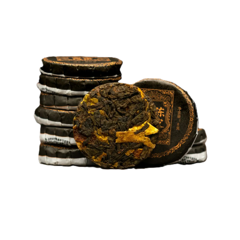 Шу Пуер із цедрою мандарина 10 штук по 7 грам