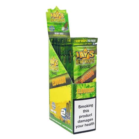 Juicy Jay's Hemp Eldorado Blunts (with Terpenes Pineapple Shake)