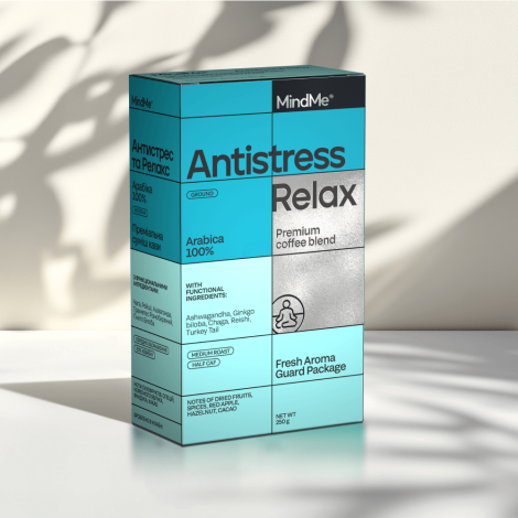 Функціональна декафеїнована кава з грибами ANTISTRESS & RELAX