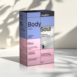 Café descafeinado funcional con hongos BODY & SOUL