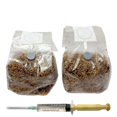 Набор: Стерильный субстрат для склероции (просо), жидкий мицелий