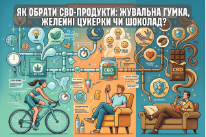 Як обрати CBD-продукти: жувальна гумка, желейні цукерки чи шоколад?