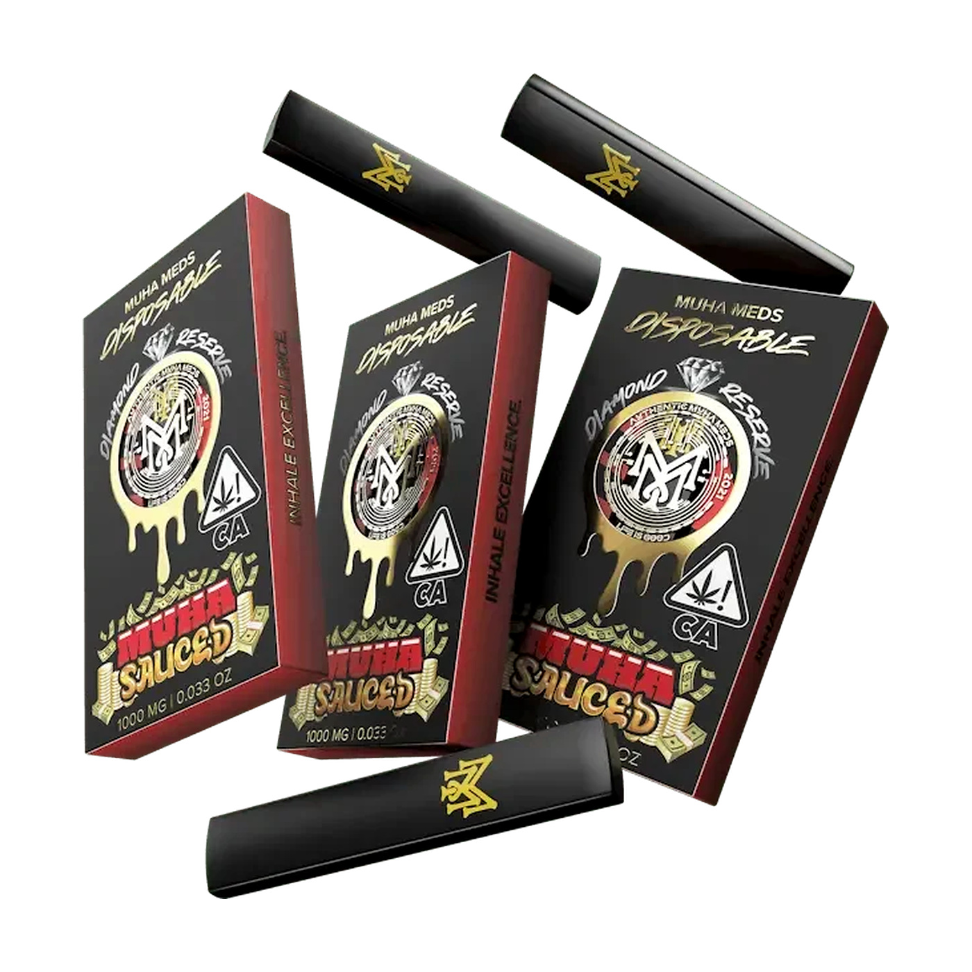 Muha Meds Disposable Empty Vape Pen 1ml (Black, USB-C) фото 3