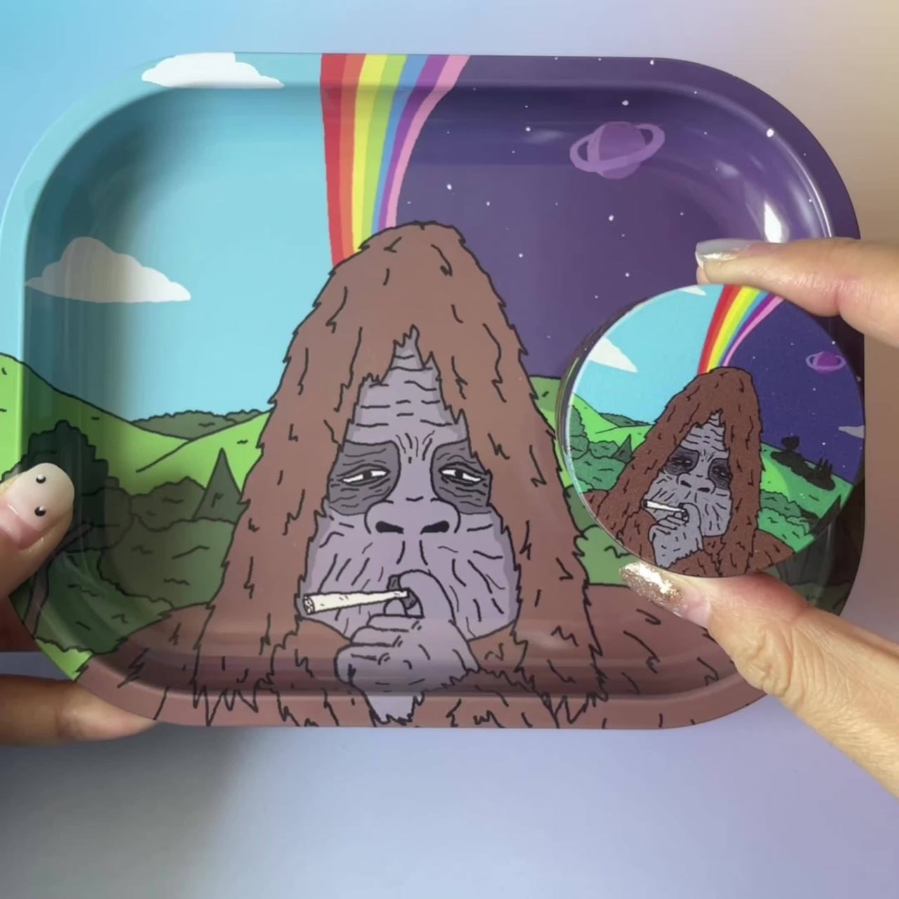 Набір Gorilla Metal Grinder з підносом для скручування фото 1