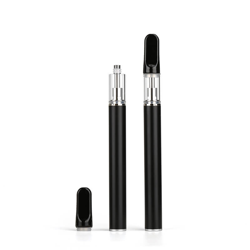 Stylo vaporisateur jetable vide Ccell 1 ml (noir) pour distillats