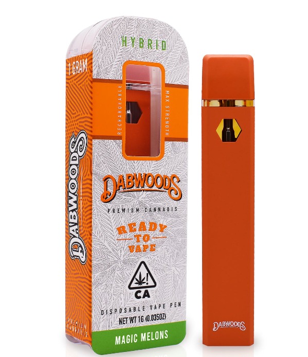 Stylo vaporisateur jetable vide Dabwoods 1 ml pour distillat